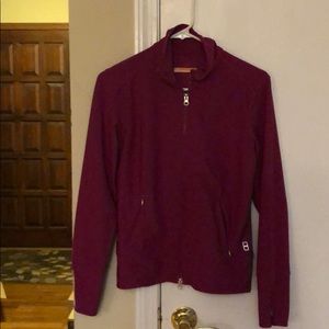 Lucy track jacket size small purple